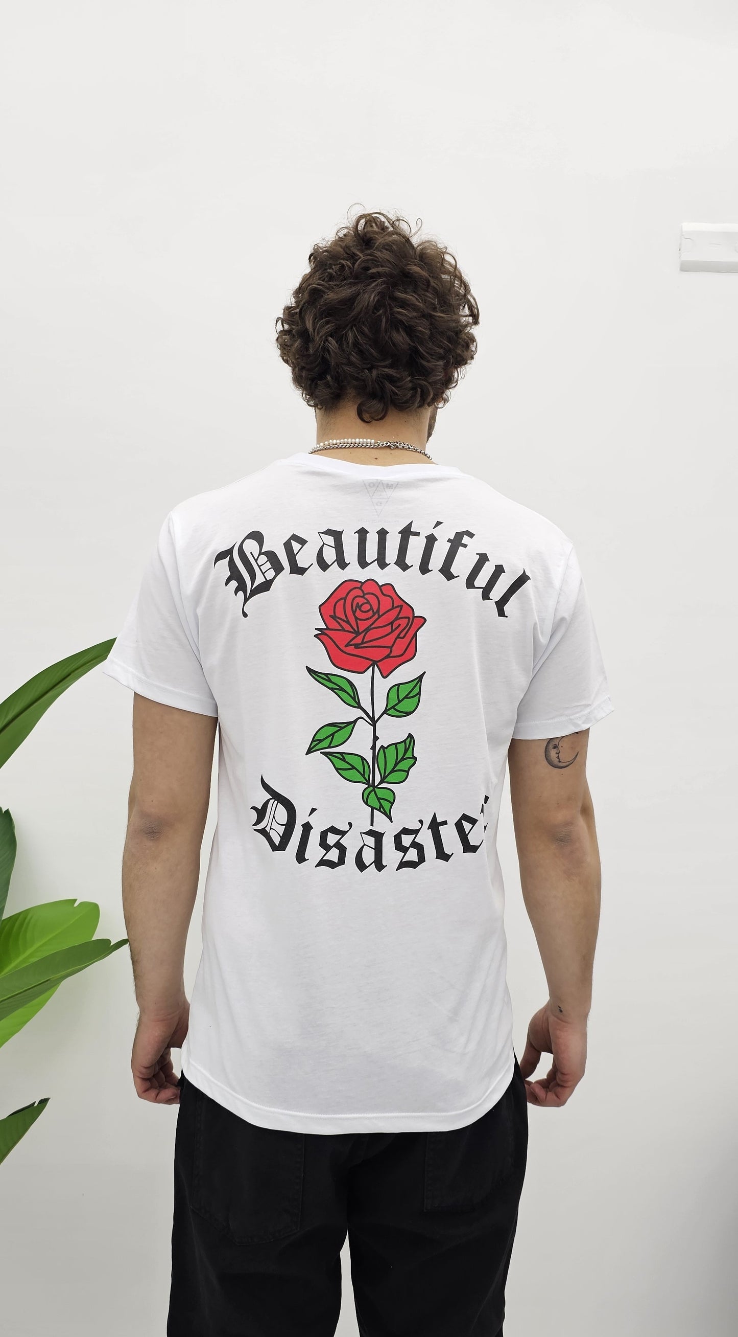 T-shirt rose white