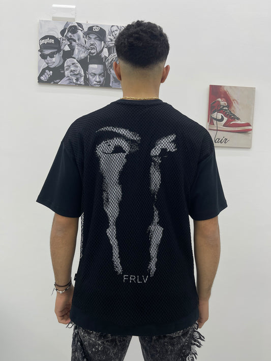 T-shirt face con rete FRLV